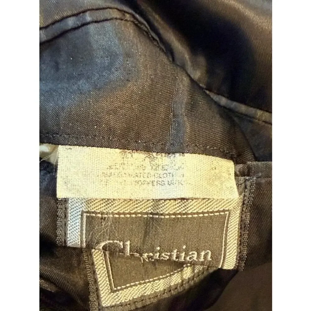 Vintage Christian Dior Monsieur Black Tailored Blazer Approx 42R